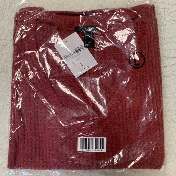 Forever 21 Waffle Knit Shirt - Picture 3 of 11